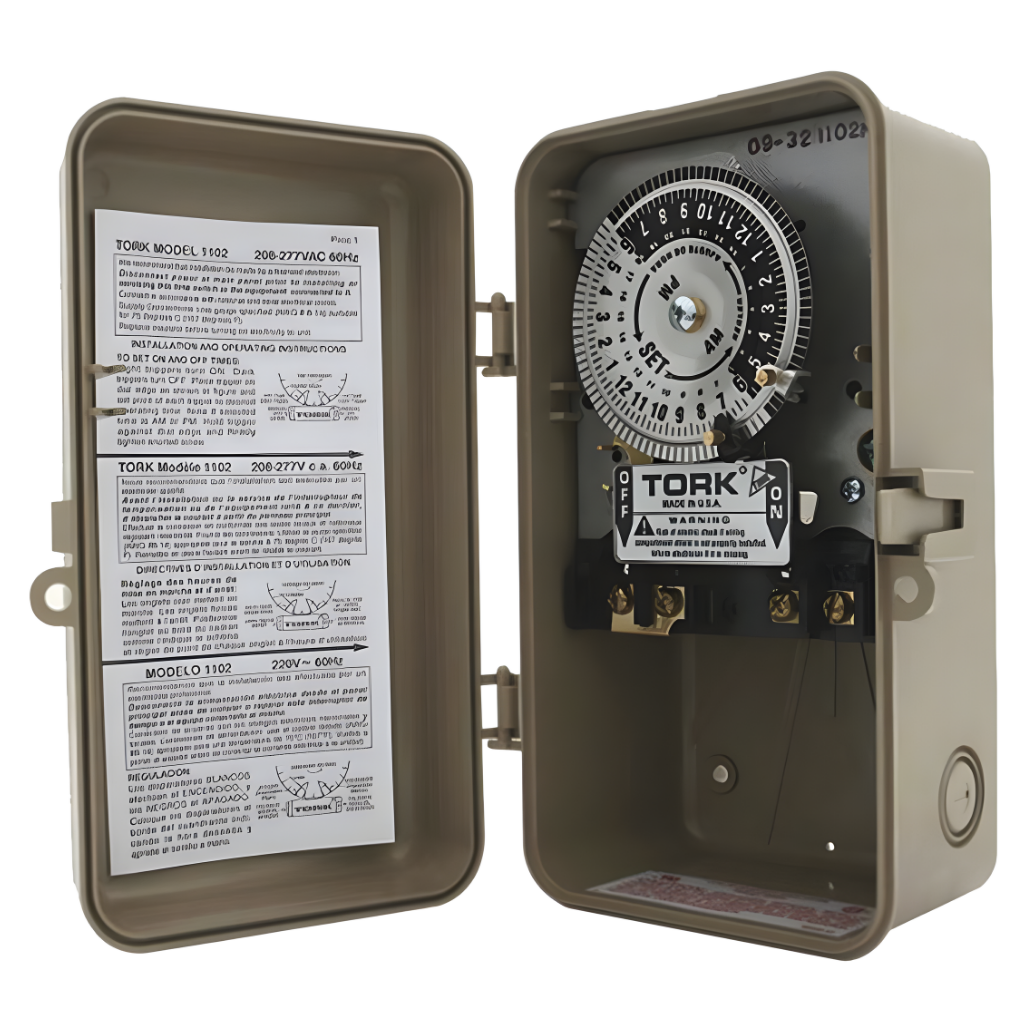 Interruptor Tiempo Horario Electromecánico 24 horas 40A 220V 1102 Tork