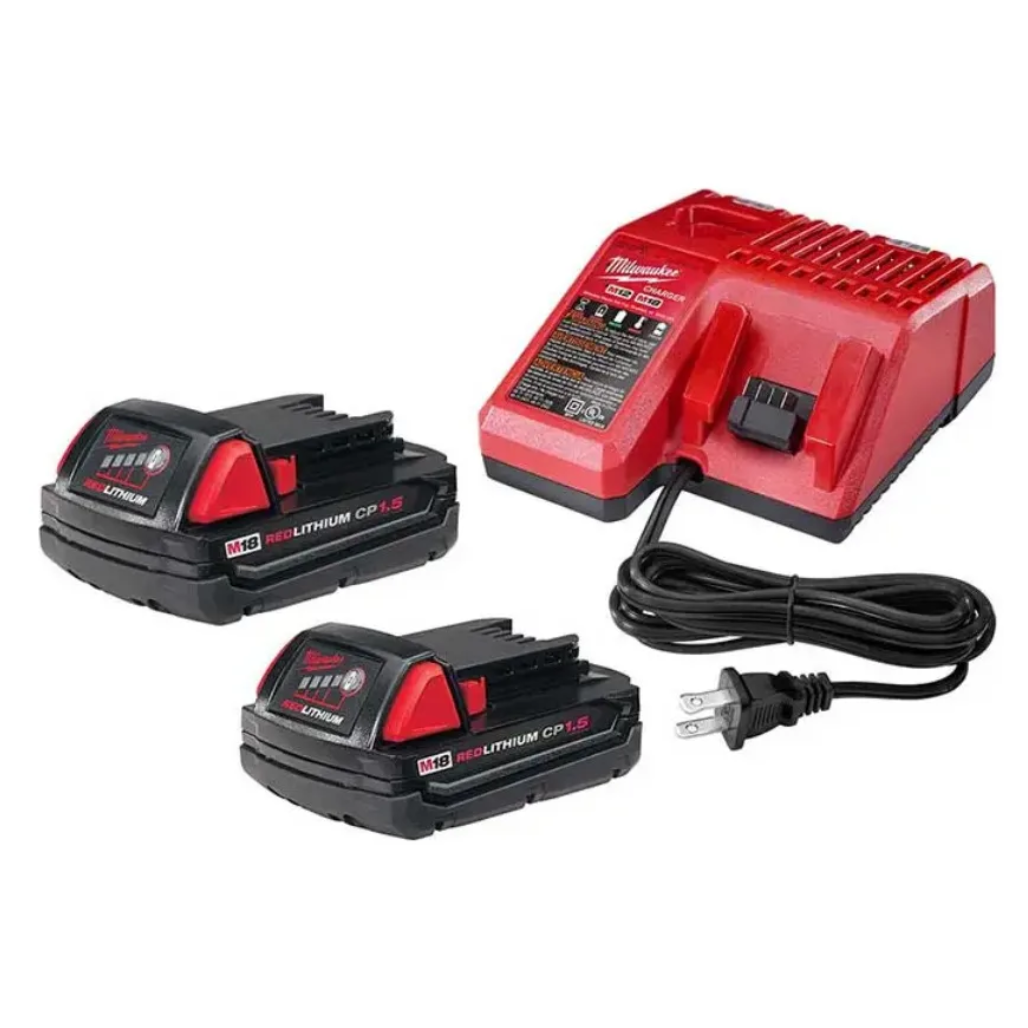 Combo Taladro Percutor de 1/2in y Llave de Impacto Hexagonal de 1/4in M18 269722CT Milwaukee