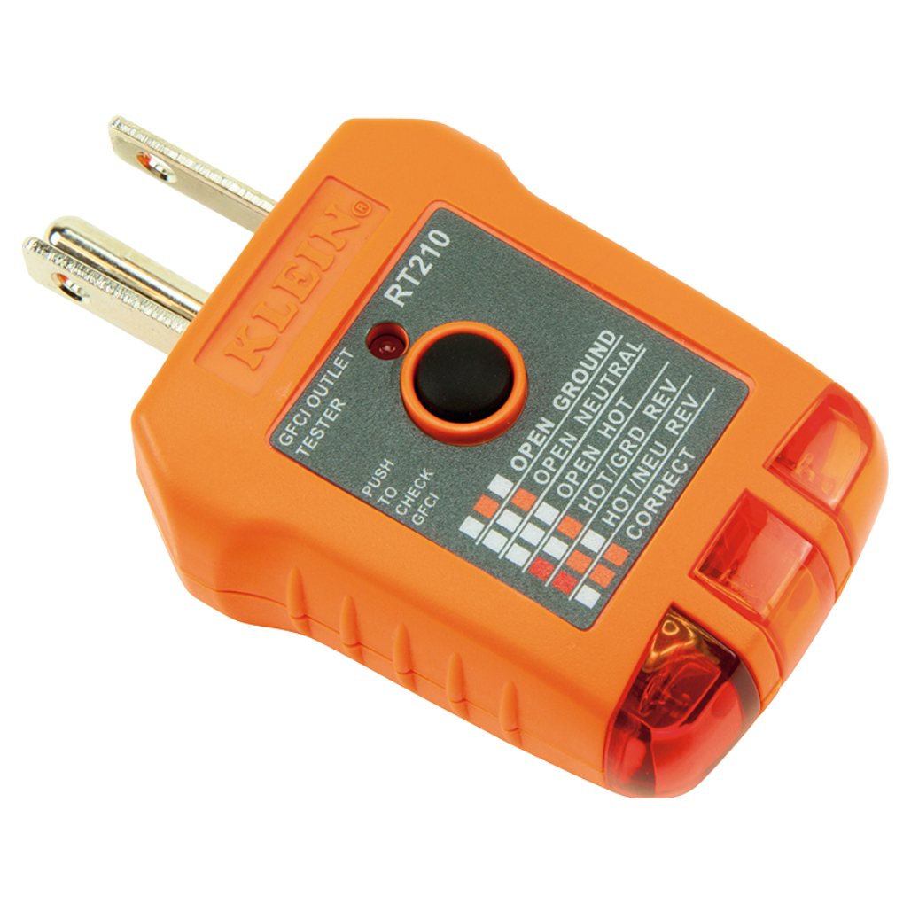 Kit de Prueba NCVT de Rango Dual + Probador de Receptáculo GFCI NCVT5KIT Klein Tools