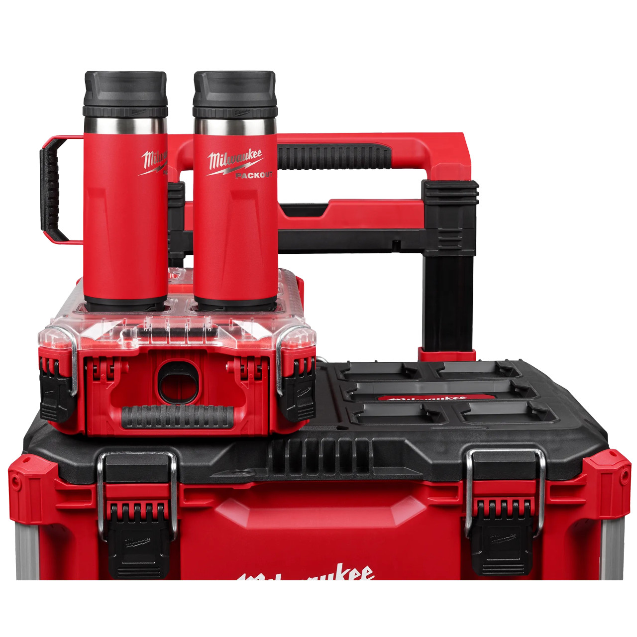 Vaso Térmico PACKOUT de 18oz Rojo con Tapa 48228394R Milwaukee