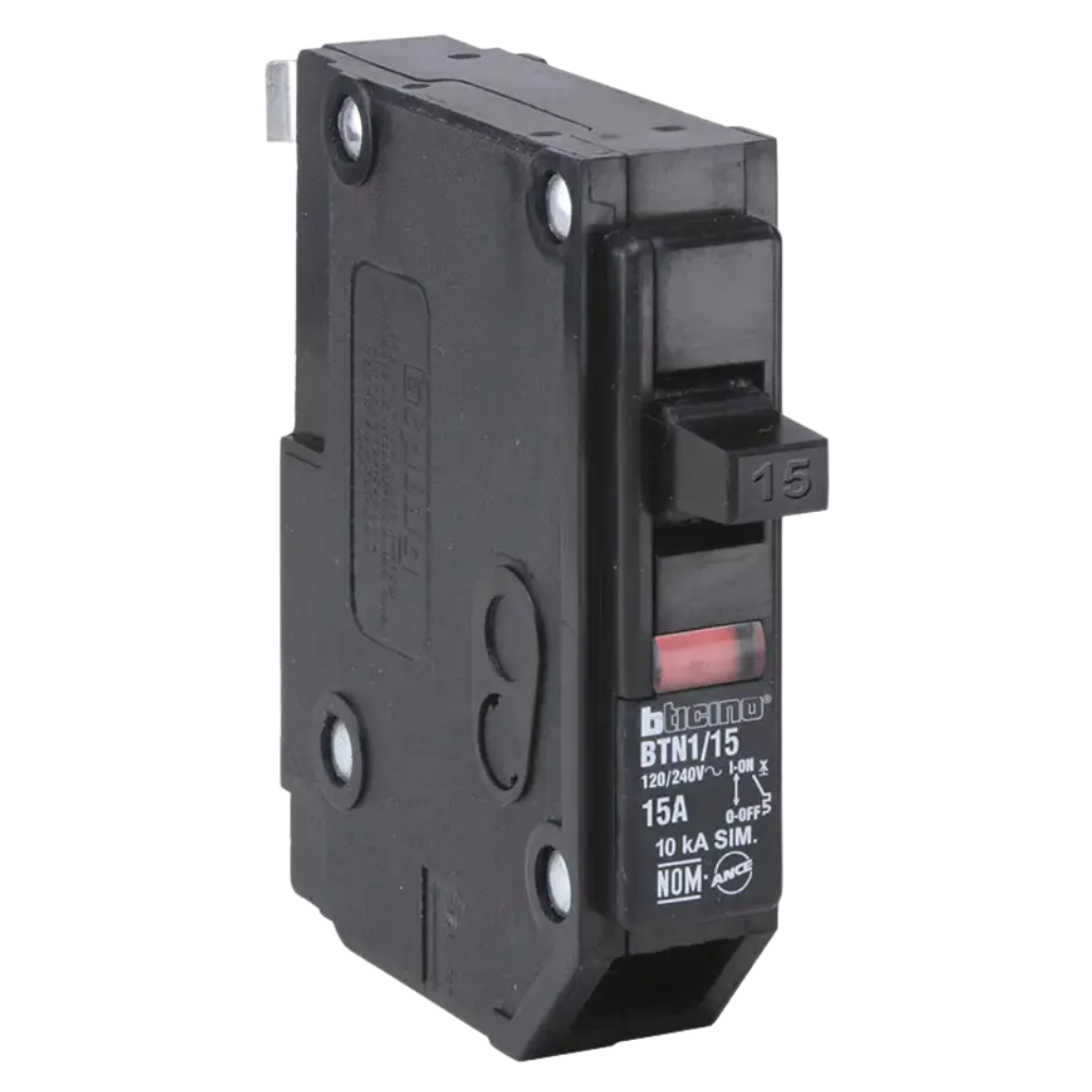 Interruptor Termomagnético 1P 15A 10KA BTN115 Bticino