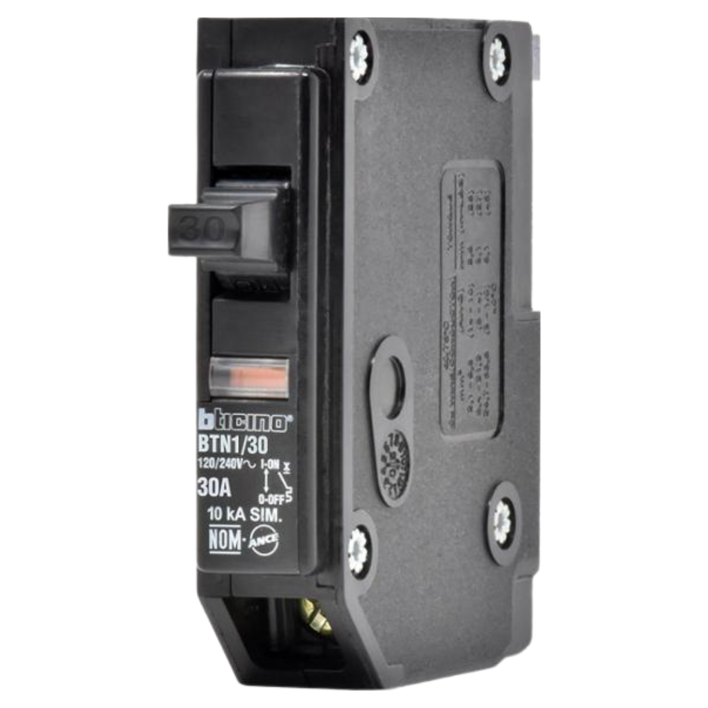 Interruptor Termomagnético 1P 30A  10KA BTN130 Bticino