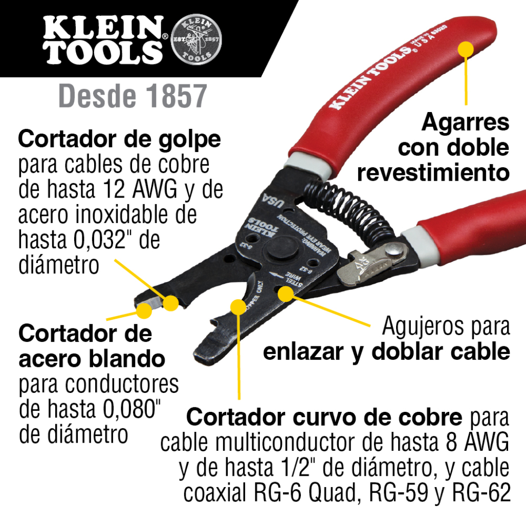 Kit de Instalación Coaxial con Engarzadora VDV026211 Klein Tools