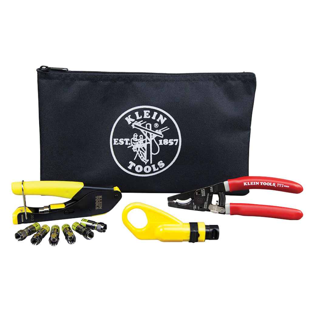 Kit de Instalación Coaxial con Engarzadora VDV026211 Klein Tools