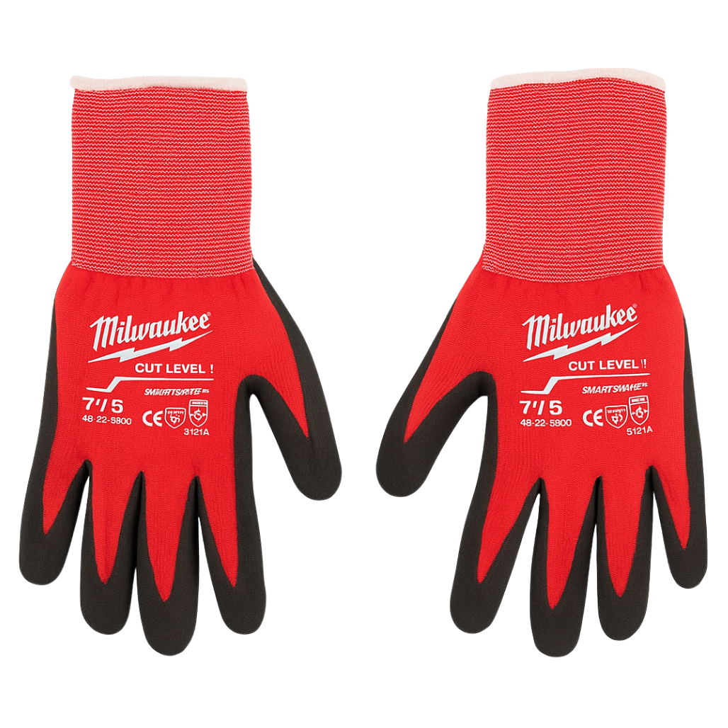 Guantes Anticorte Nivel 1 con Nitrilo Talla Chica 48228900 Milwaukee