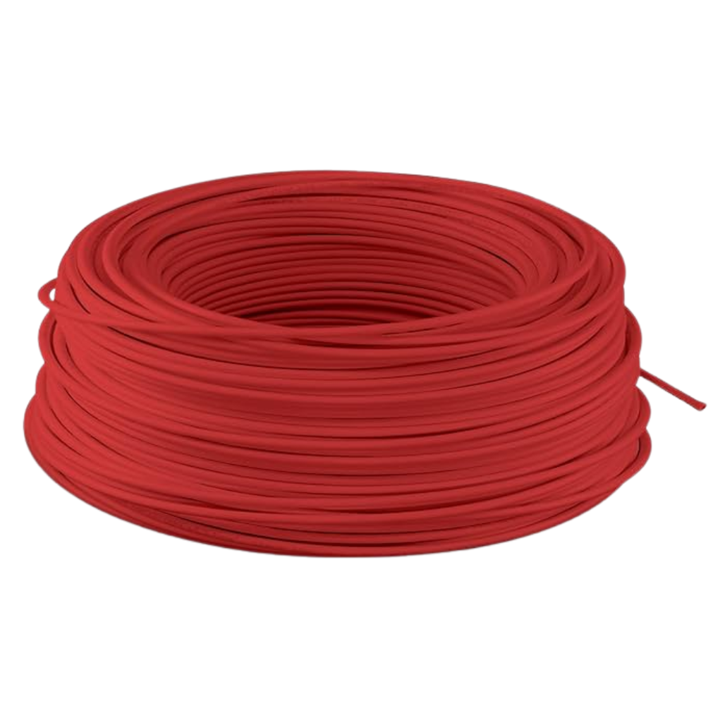 Cable Eléctrico THHW-LS Calibre 10 100% Cobre 600V 90°C Caja 100m Color Rojo SLY306 Indiana