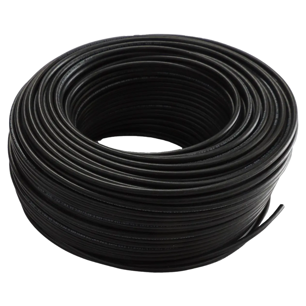 Cable Eléctrico THHW-LS Calibre 14 100% Cobre 600V 90°C Caja 100m Color Negro SLY312 Indiana