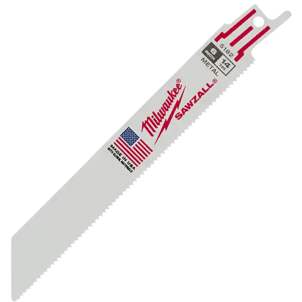 Juego de Seguetas SAWZALL de 6in 8pzs 48005182 Milwaukee