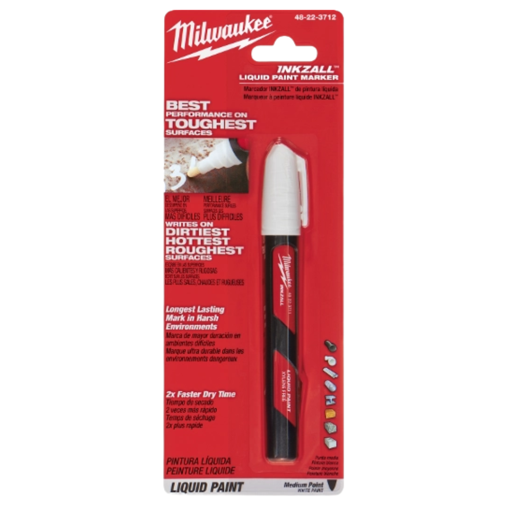 Marcador Blanco Liquido INKZALL 48223712 Milwaukee