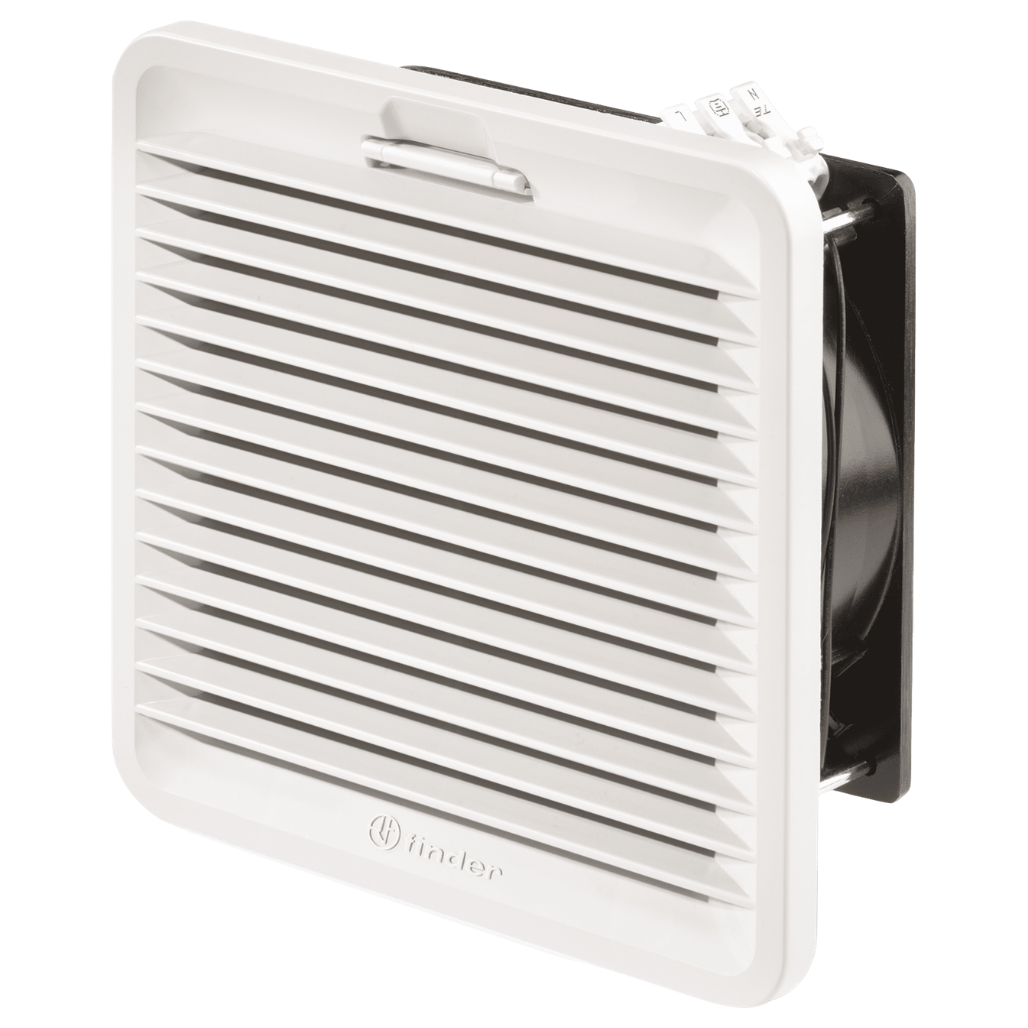 Ventilador con Filtro Tipo 7F.20 120VAC 177X177mm 7F2081203100 Finder