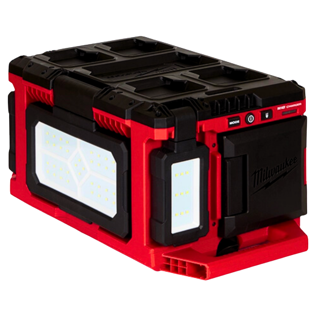 Luz/cargador M18  PACKOUT 235720 + Regalo Maleta de Herramientas PACKOUT de 15in 48228321 Milwaukee