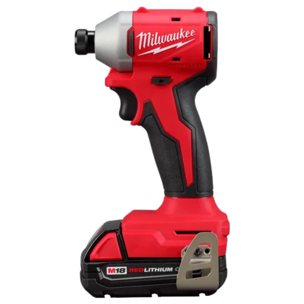 Kit de Destornillador de Impacto Hexagonal M18 de 1/4in 265622CT + Regalo Maleta de Herramientas PACKOUT de 15in 48228321 Milwaukee