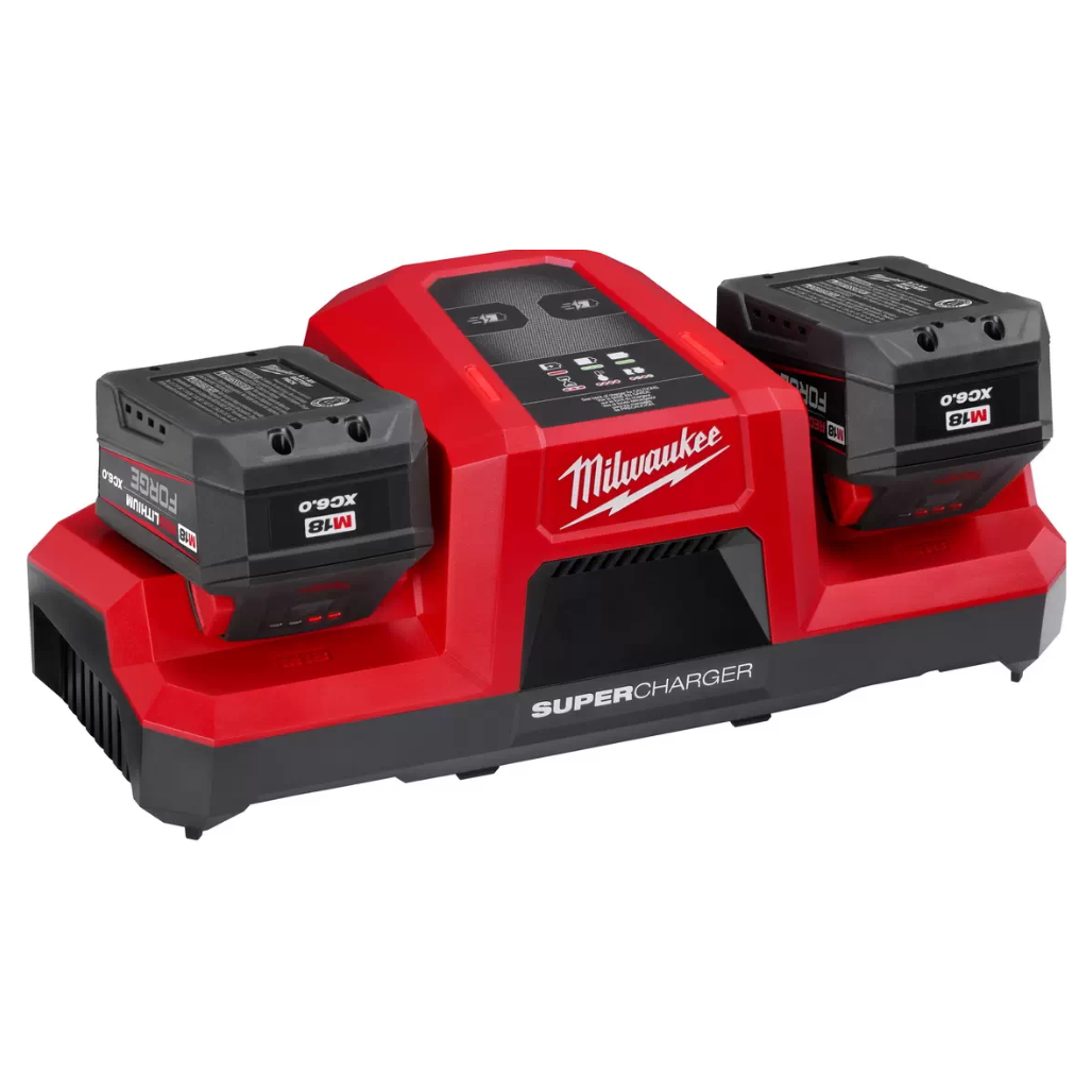 Supercargador de Doble Compartimento M18 48591815 + Regalo Vaso Térmico PACKOUT de 30oz 48828393R Milwaukee
