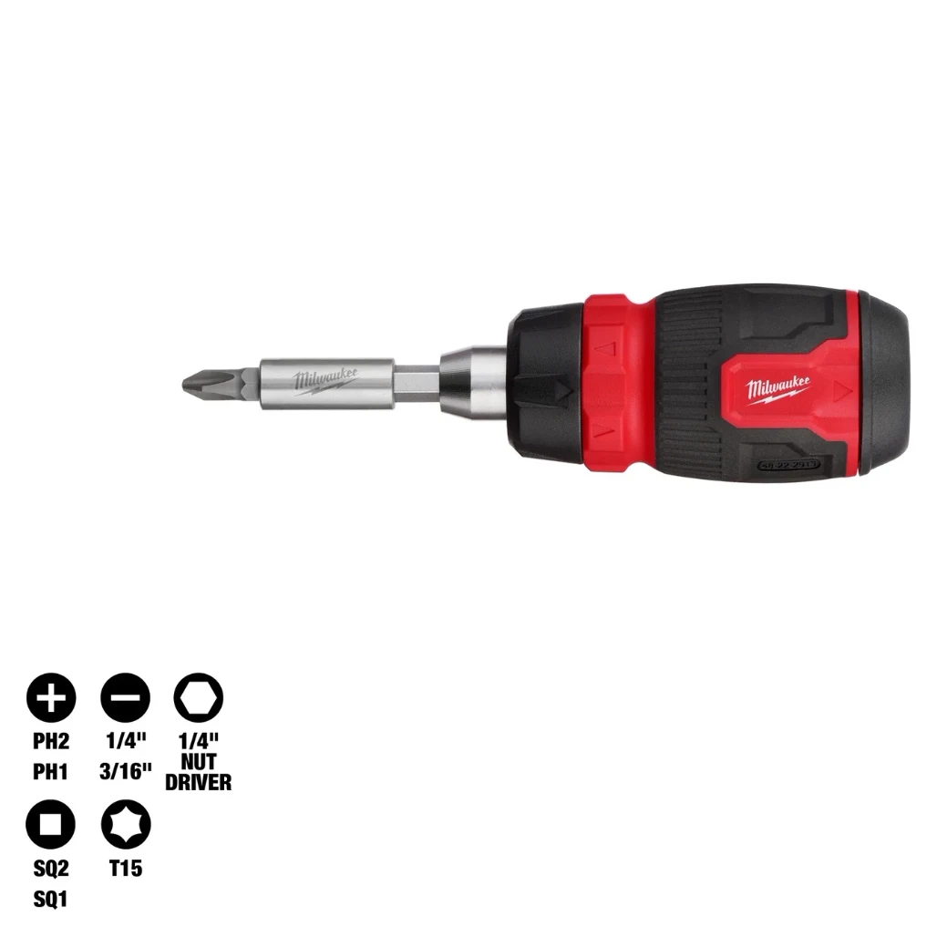 Desarmador de Trinquete Compacto 8 en 1 48222913 Milwaukee