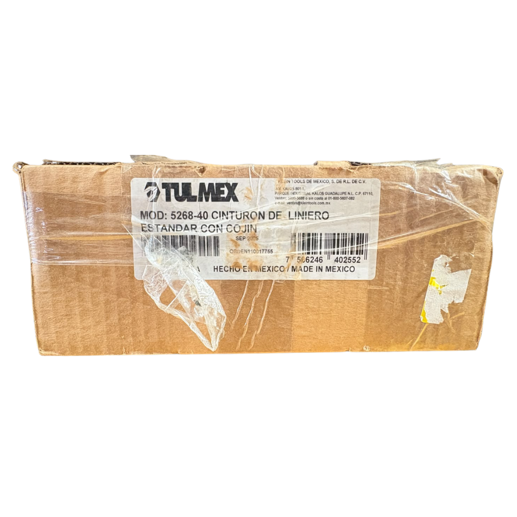 Cinturón de Linero Estándar con Cojín Talla 40 526840 Tulmex Outlet