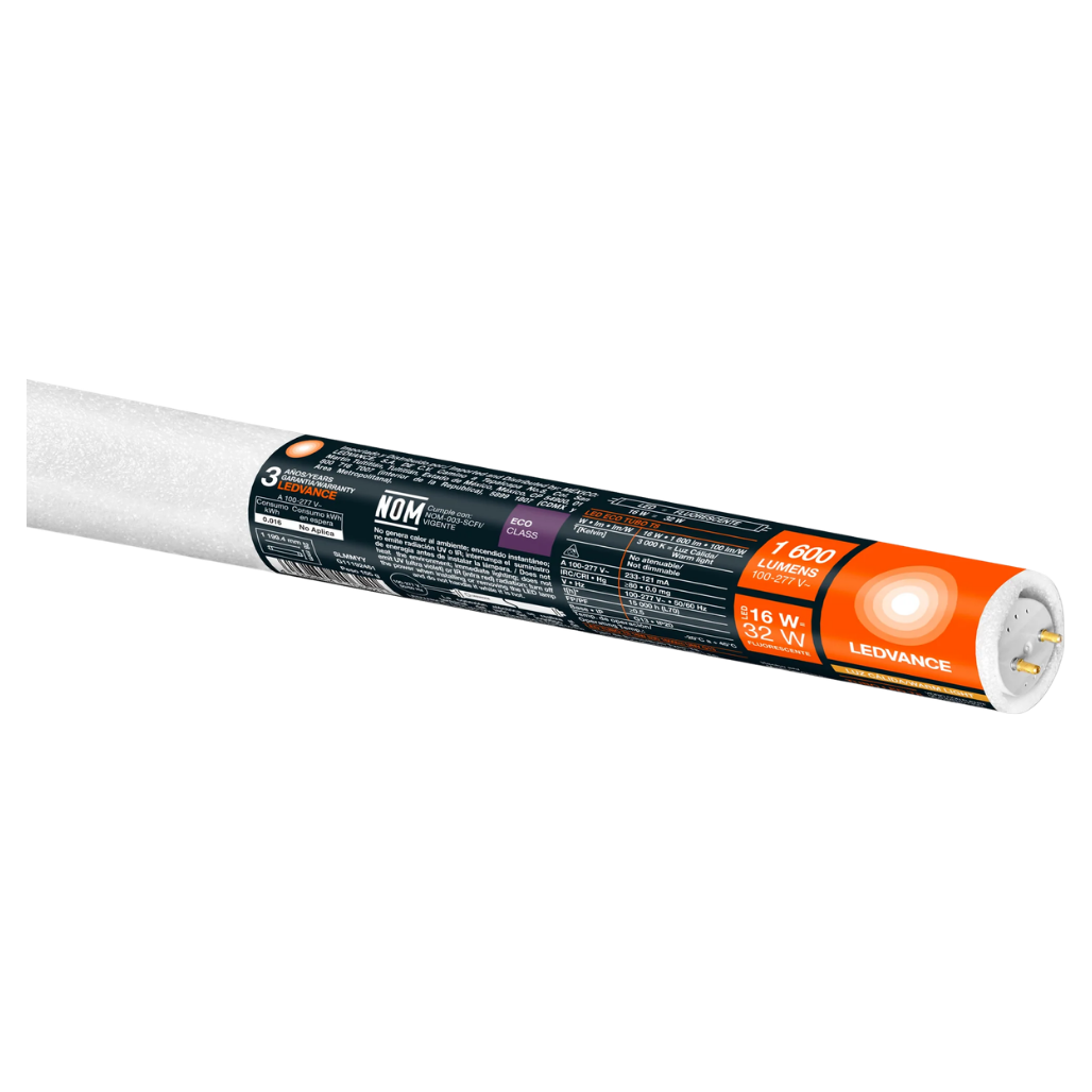 Tubo Led T8 ECO Base G13 16W 4000K 100/277V 88740 Ledvance