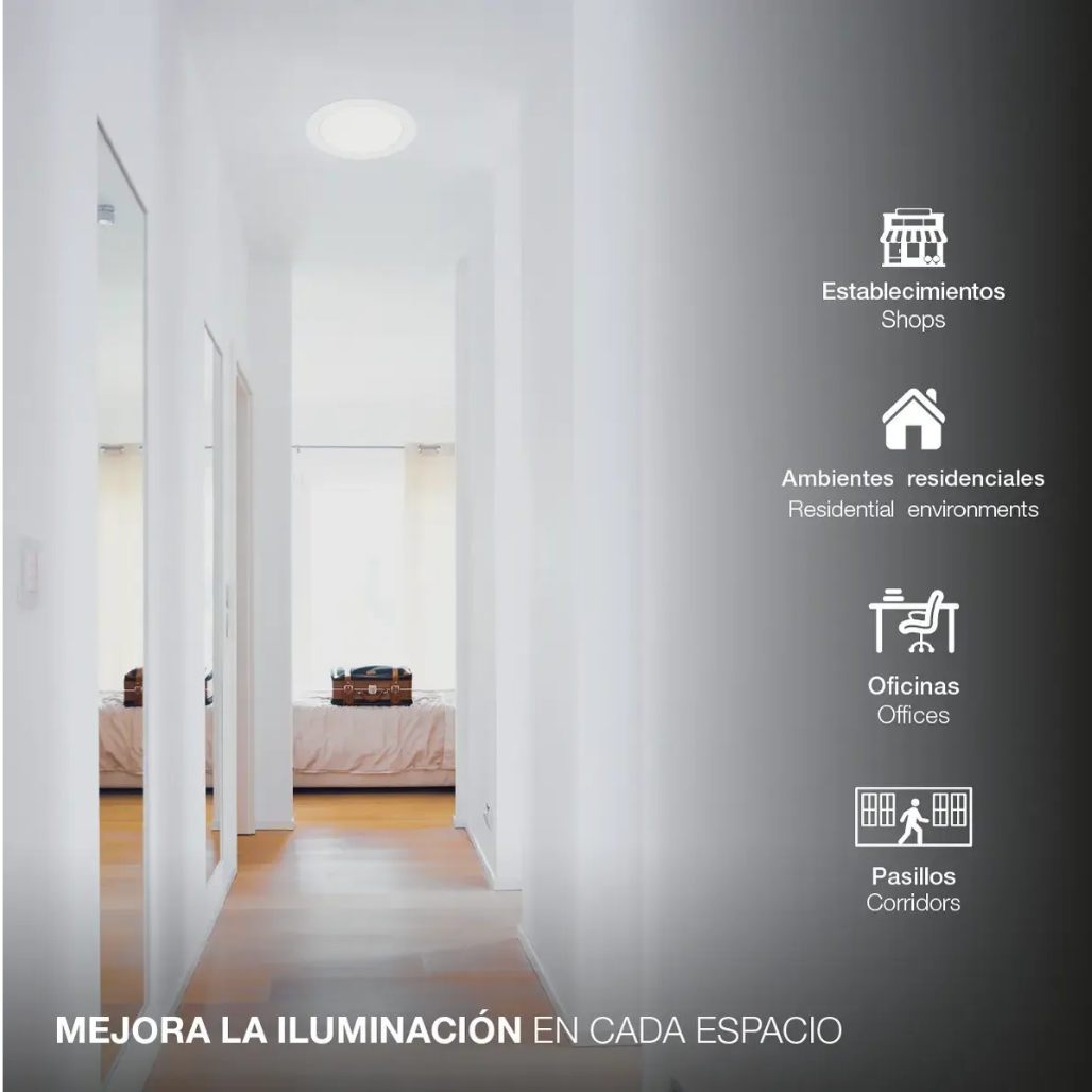 Luminaria Led Downlight Empotrable 16W 6500K 91195 Ledvance
