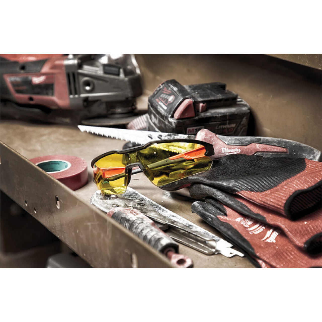 Gafas de Seguridad Antirayado Amarillas 48732100 Milwaukee