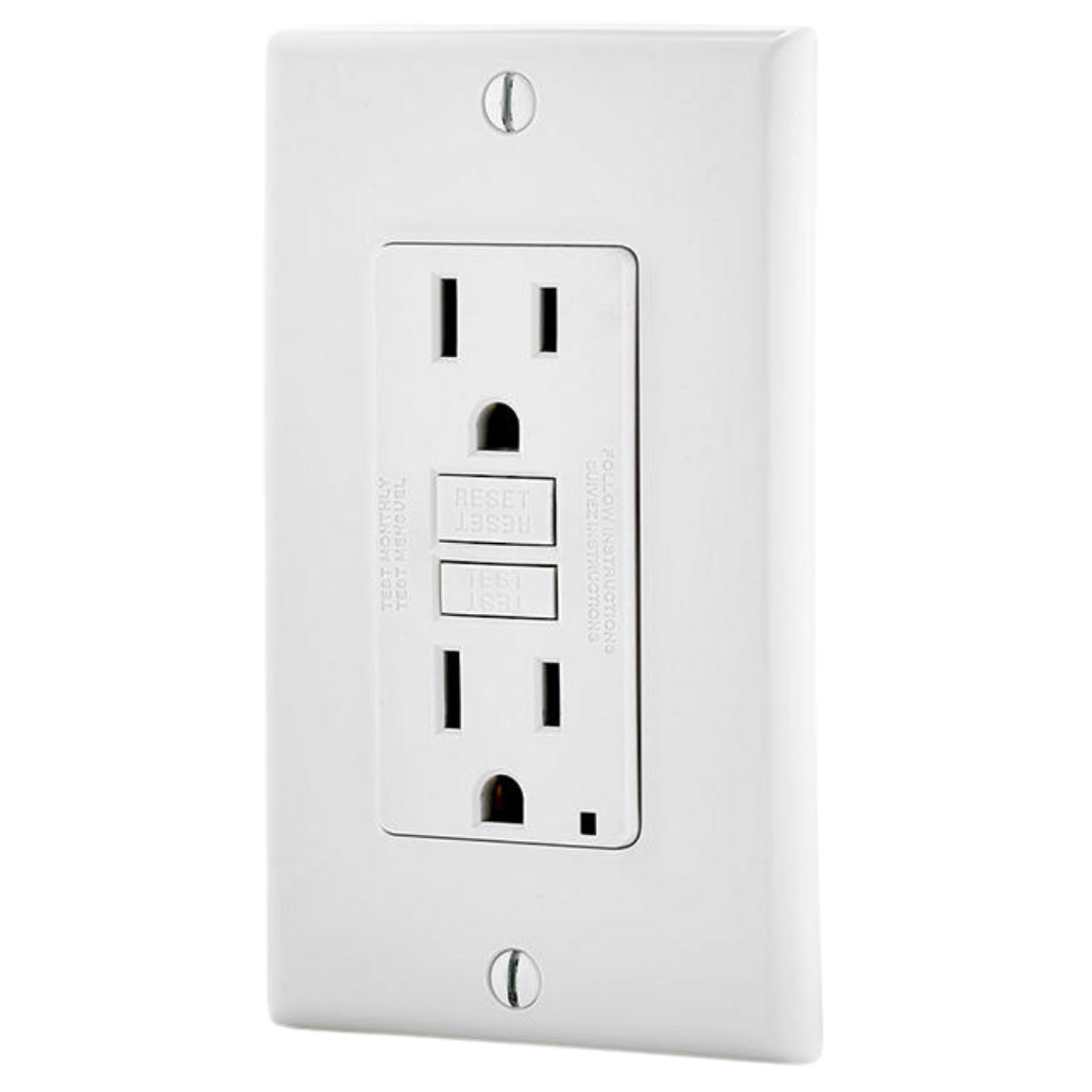 Contacto con Luz Led 15A GFNT1W Leviton