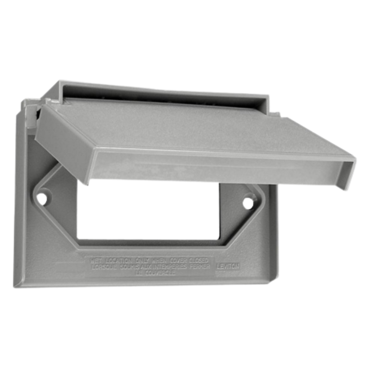 Placa de 1 Módulo Resistente a la Intemperie 4996GY Leviton