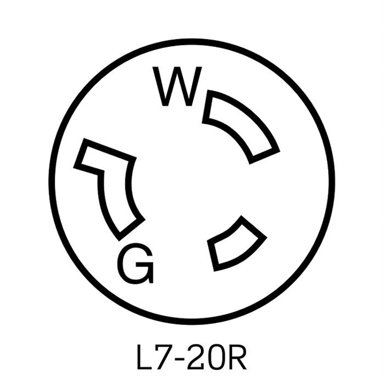 Contacto Fijo Media Vuelta 20A 277V 2330 Leviton