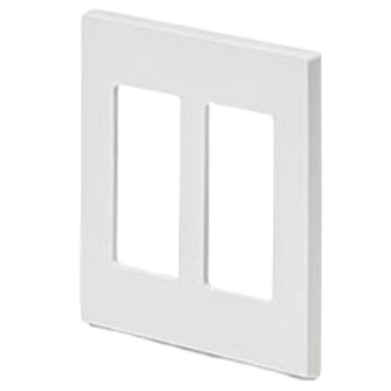 Placa de 2 Módulos DECORA con Chasis Color Blanco 80309SW  Leviton