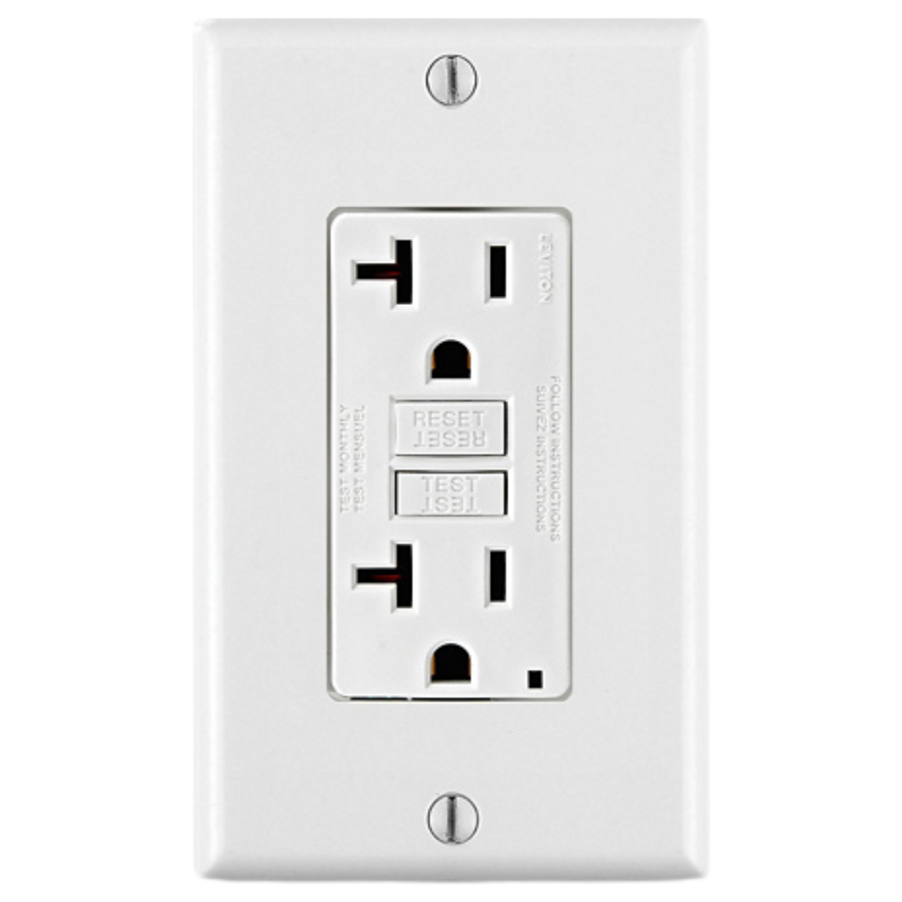 Contacto Dúplex 20A 125V Color Blanco GFNT2W Leviton