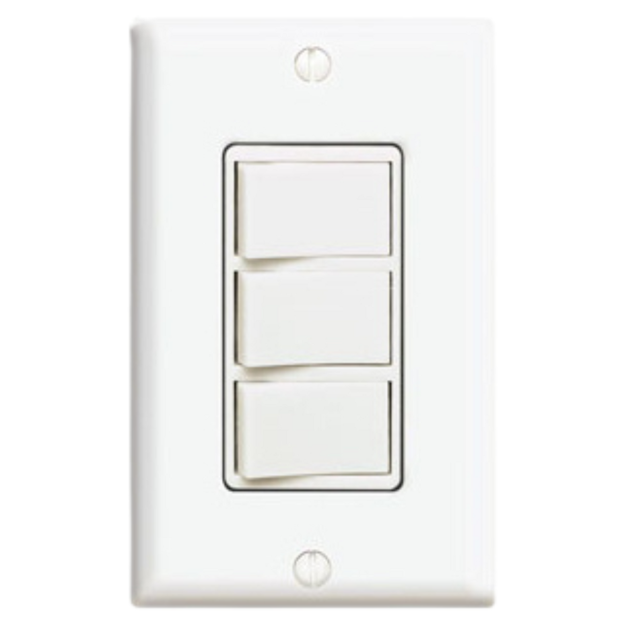 Apagador Triple DECORA 15A 125V Color Blanco 1755W Leviton
