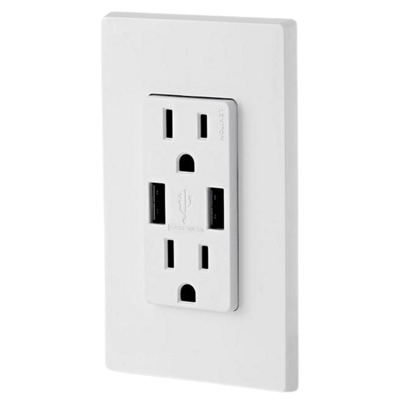 Contacto Dúplex con USB 15A 125V Color Blanco T5632W Leviton