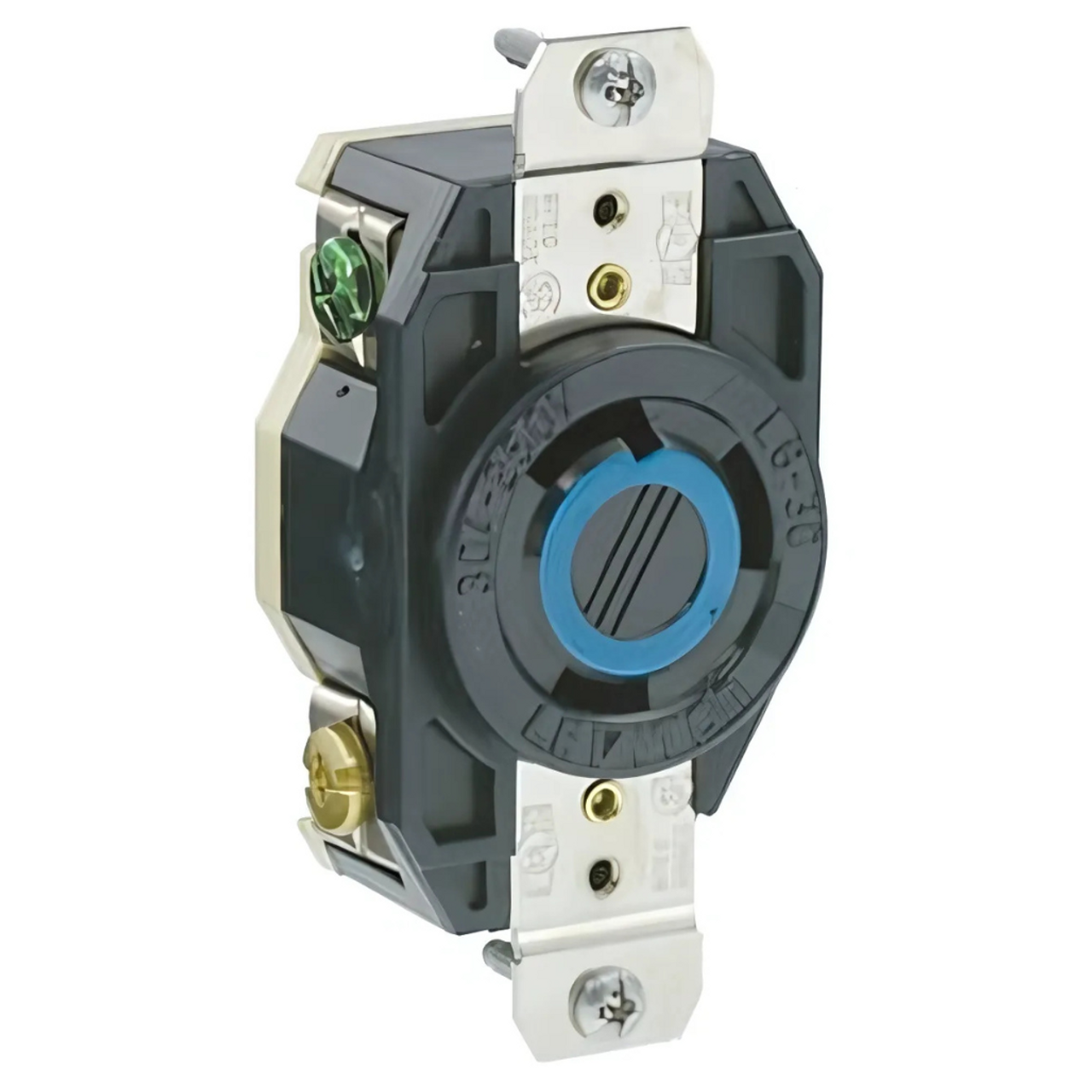 Contacto Fijo Media Vuelta 30A 250V 2620 Leviton