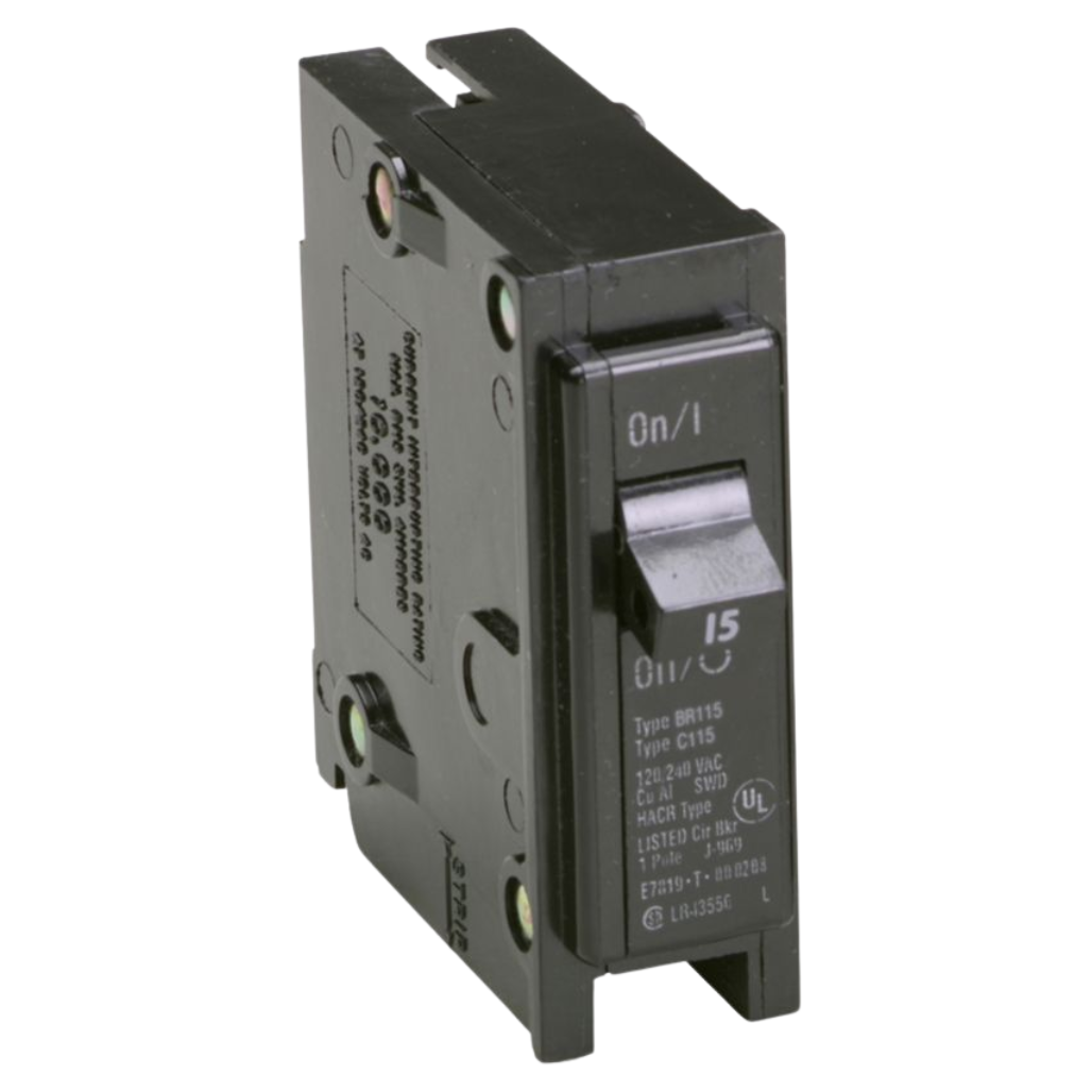 Interruptor Termomagnético Enchufable 1P 15A BR115 Eaton