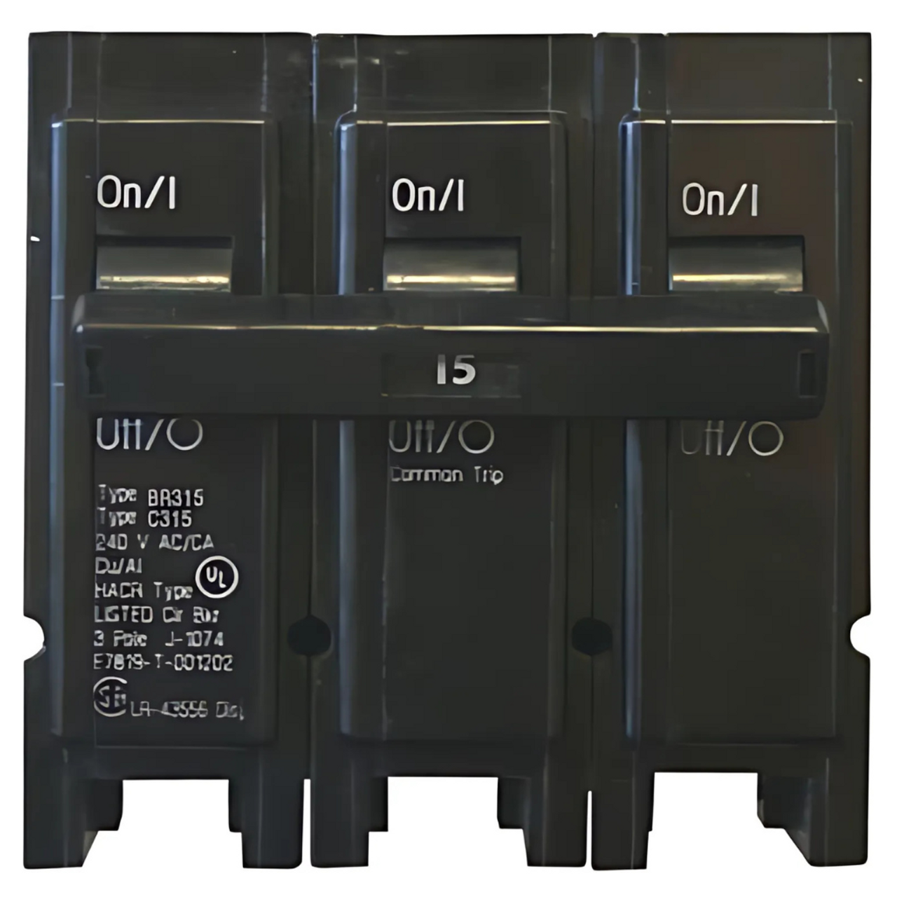 Interruptor Termomagnético Enchufable 3P 15A BR350 Eaton