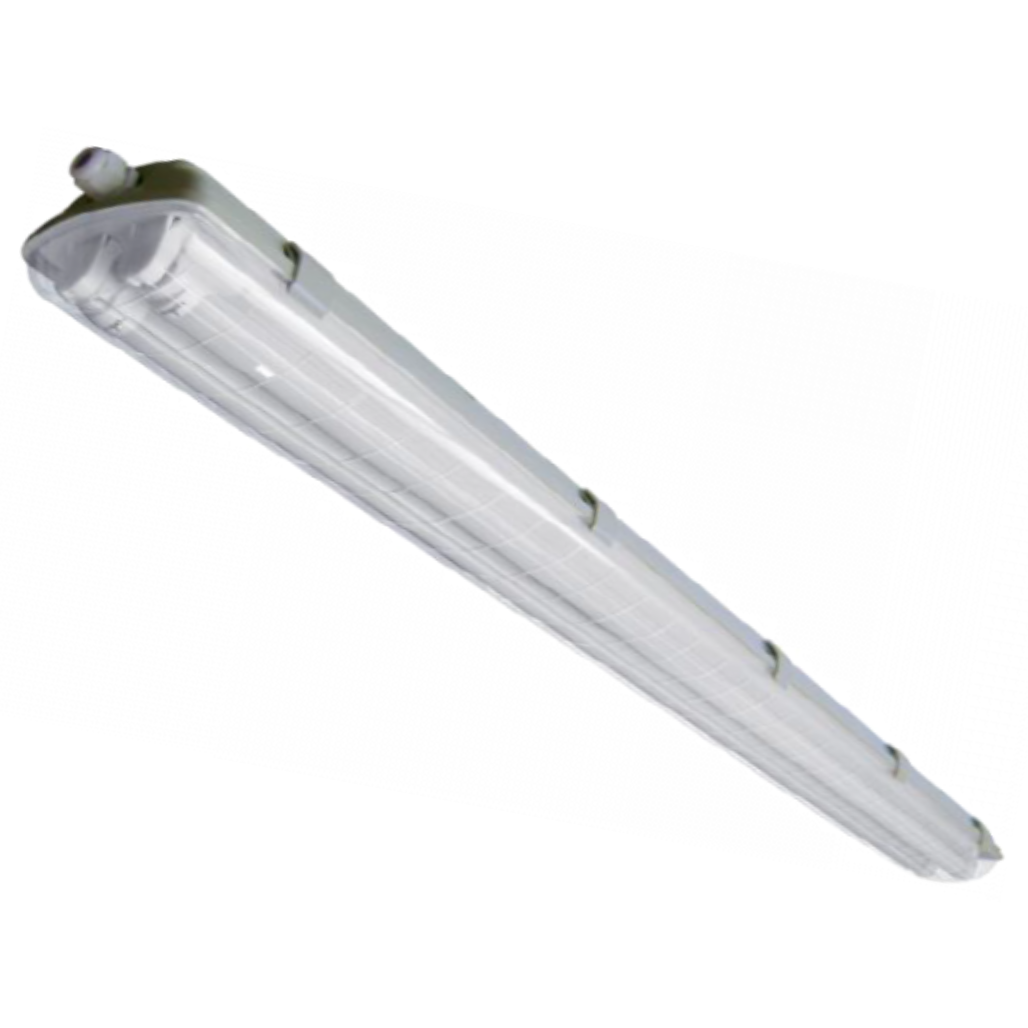 Luminaria Industrial para 2 Tubos Led G13 IP65 Color Blanco TLEST220 Tishman