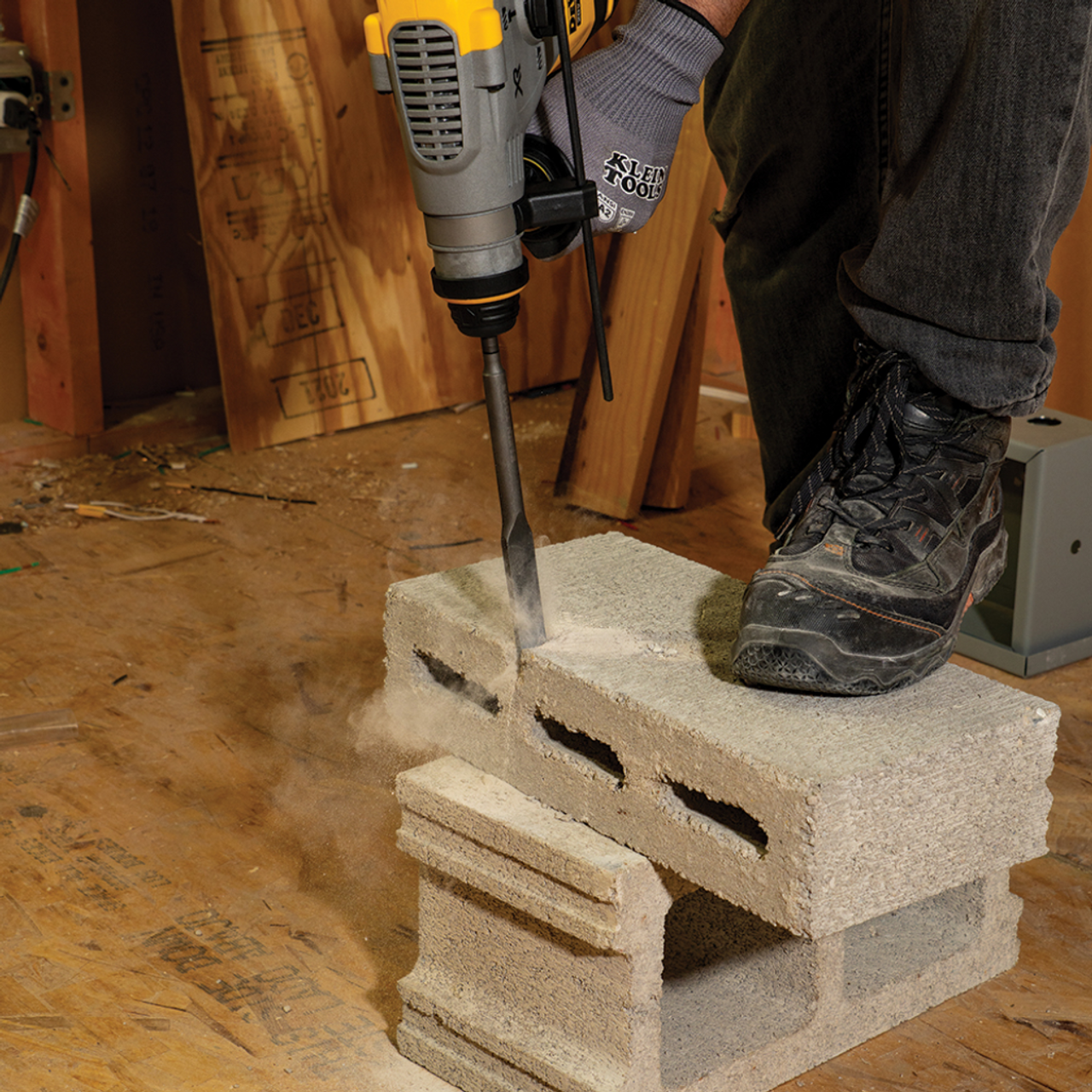 Juego de Puntas de Cincel SDS con Mango 3pzas 32753SD Klein Tools