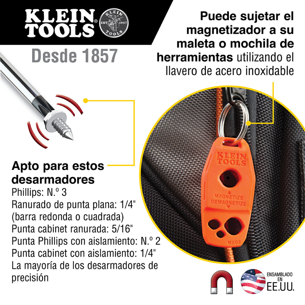 Magnetizador y Desmagnetizador MAG2 Klein Tools