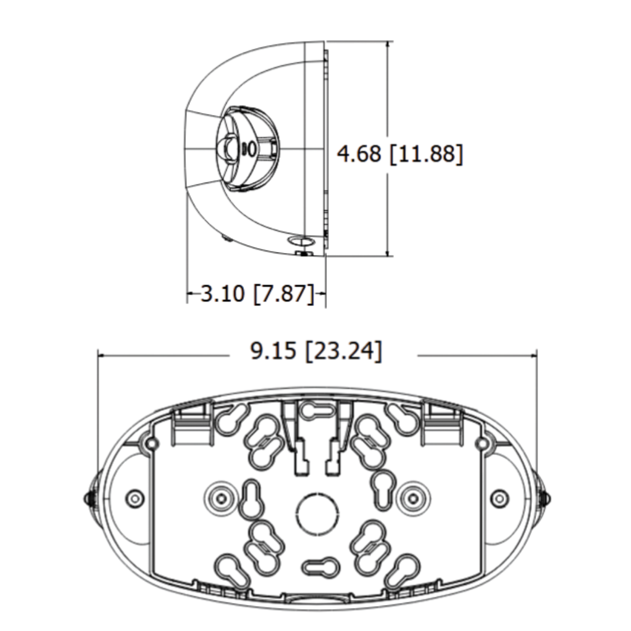 Luminaria de emergencia LED QUANTUM Switchable de 220lm 120/277V ELM2L M12 Lithonia Lighting