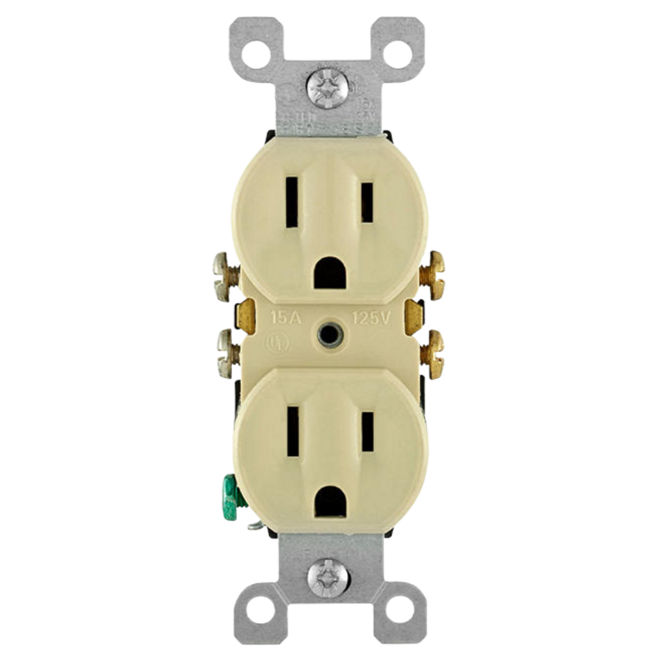 Contacto Dúplex 15A 125V Color Marfil 5320ICI Leviton