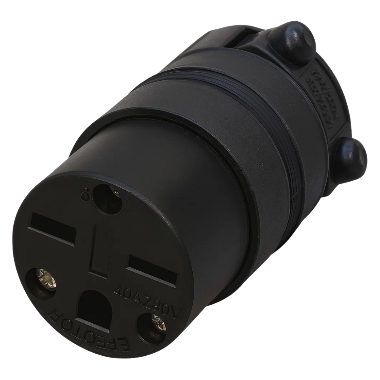 Contacto Entrada Recta 15A 250V Color Negro 615CR Leviton