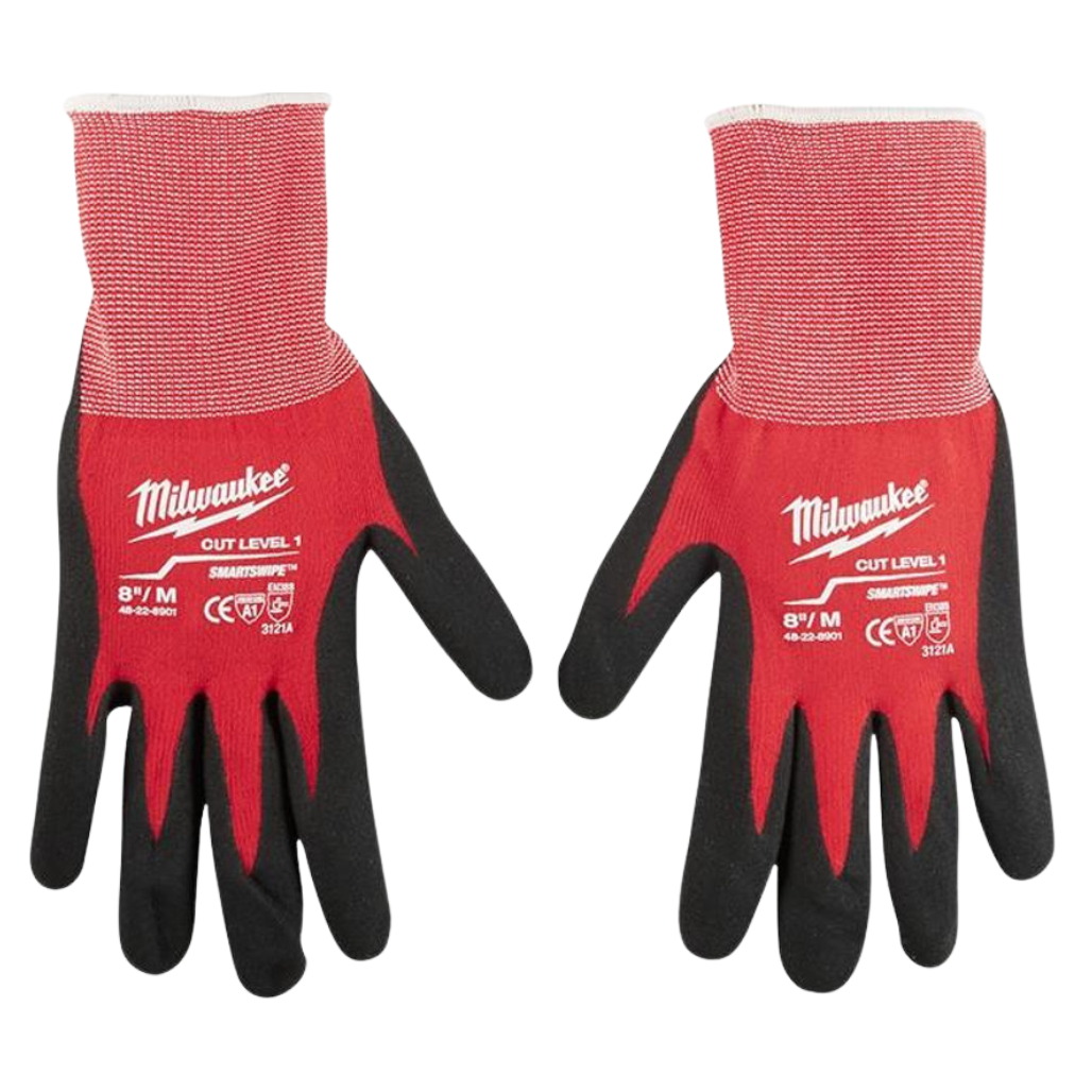 Guantes Anticorte Nivel 1 con Nitrilo Talla Mediana 48228901 Milwaukee