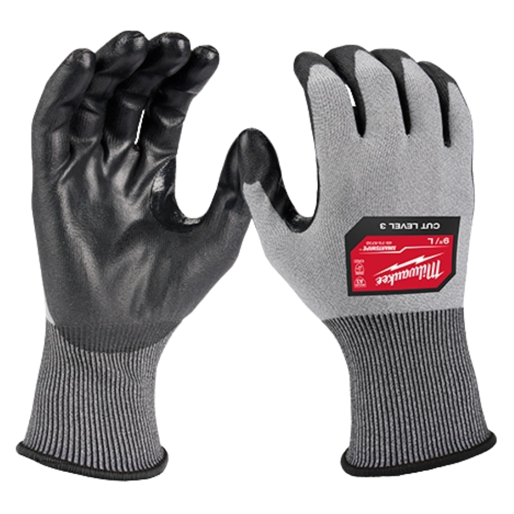 Guantes Anticorte Nivel 3 con Poliuretano Talla Grande 48738732 Milwaukee