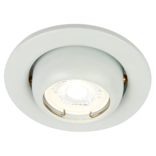 Luminaria Empotrable Downlight Dirigible Color Blanco YD345B Tecnolite