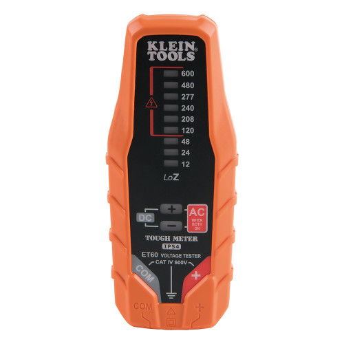 Probador de Voltaje CA/CD para Uso Electrónico 12 a 600V ET60 Klein Tools