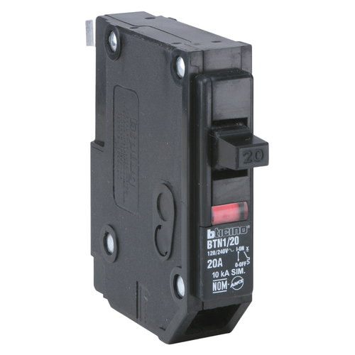 Interruptor Termomagnético 1P 20A 10KA BTN120 Bticino