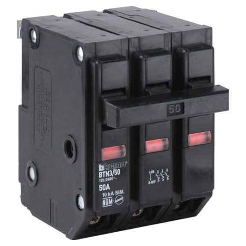 Interruptor Termomagnético 3P 50A 10KA BTN350 Bticino