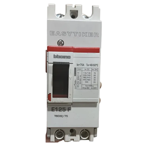 Interruptor Termomagnético 2P 75A T603275 Bticino