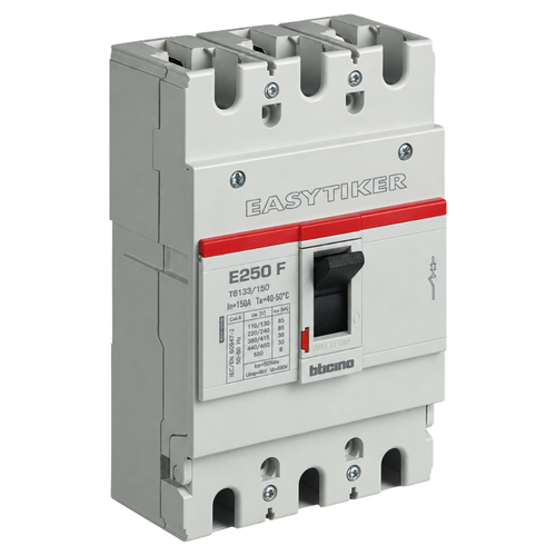 Interruptor Termomagnético EASYTIKER 3P 150A T6133150 Bticino