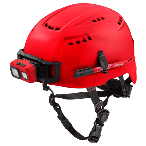 Casco de Seguridad con Ventilación Clase C Tipo 2 Color Rojo 48731308 Milwaukee