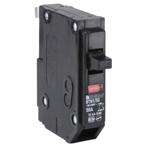 Interruptor Termomagnético 1P 50A 10KA BTN150 Bticino