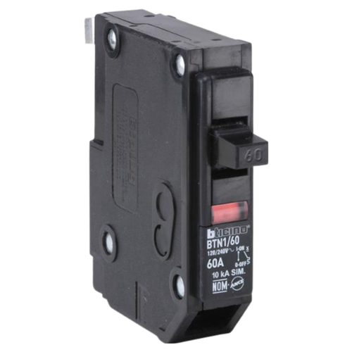Interruptor Termomagnético 1P 60A 10KA BTN160 Bticino