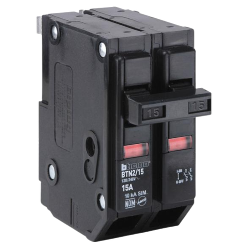 Interruptor Termomagnético 2P 15A 10KA BTN215 Bticino